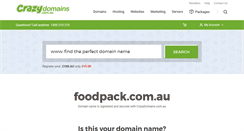 Desktop Screenshot of foodpack.com.au