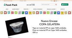 Desktop Screenshot of foodpack.cl